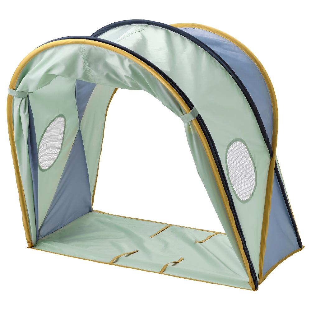 ﻿IKEA ELDFLUGA Baldachin blau/grün 70/80/90
