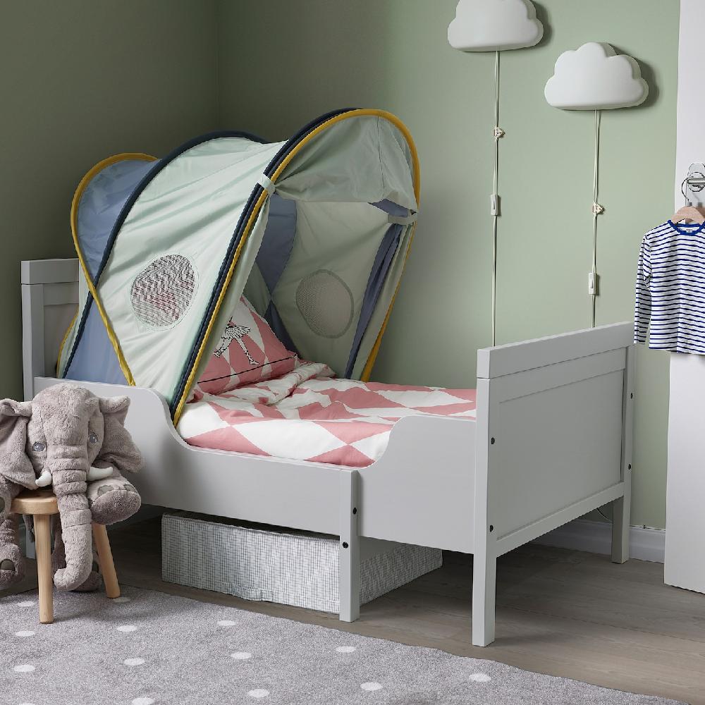 ﻿IKEA ELDFLUGA Baldachin blau/grün 70/80/90 JETZT KAUFEN