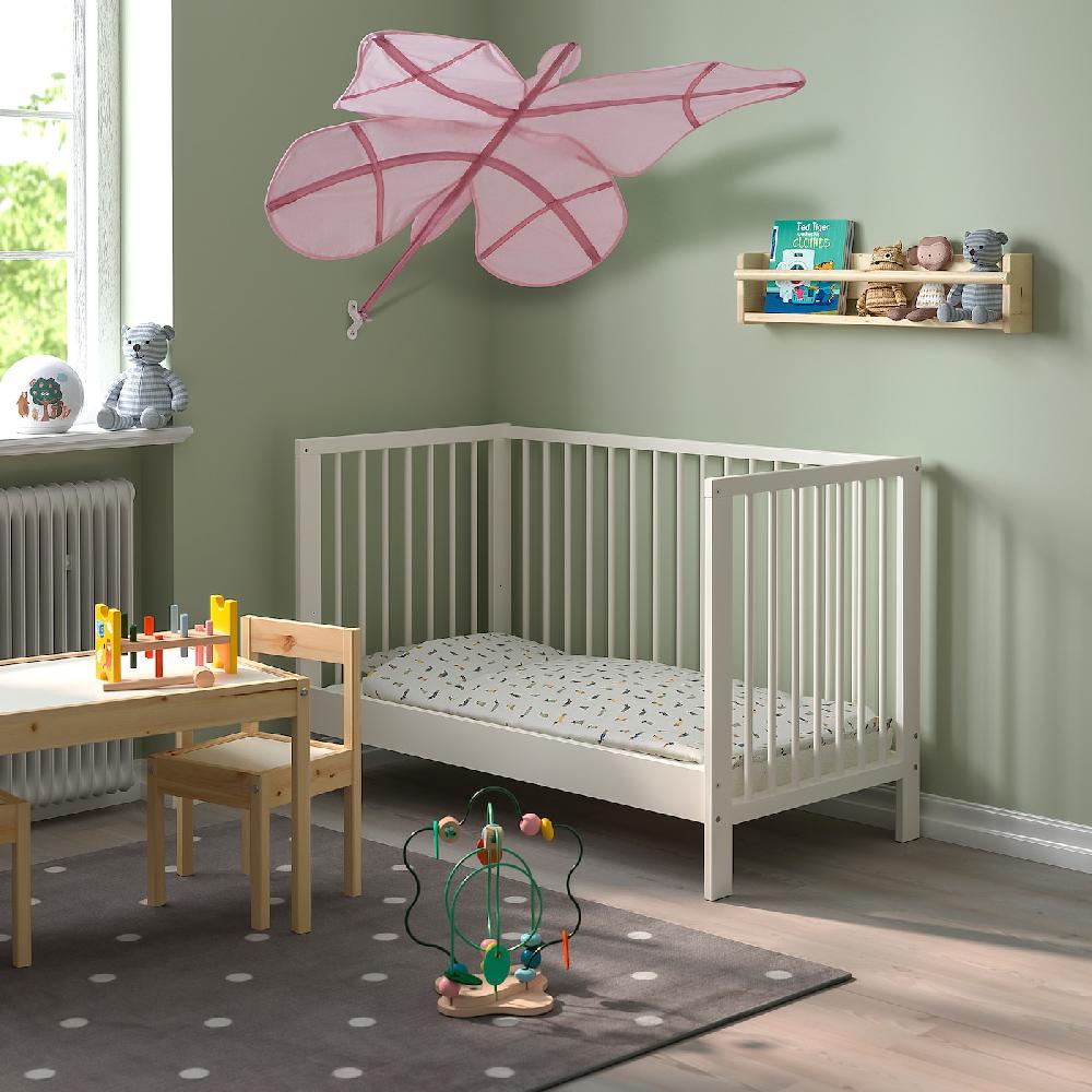IKEA SNÖFINK Betthimmel Schmetterling/rosa Letzter Tag