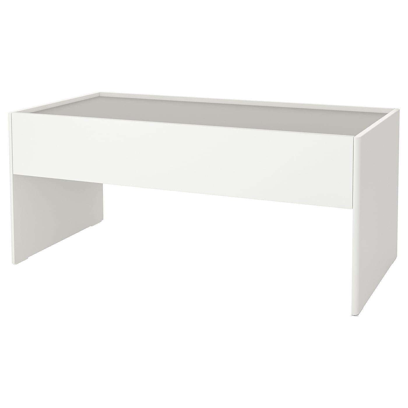IKEA DUNDRA Spieltisch mit Stauraum weiß/grau