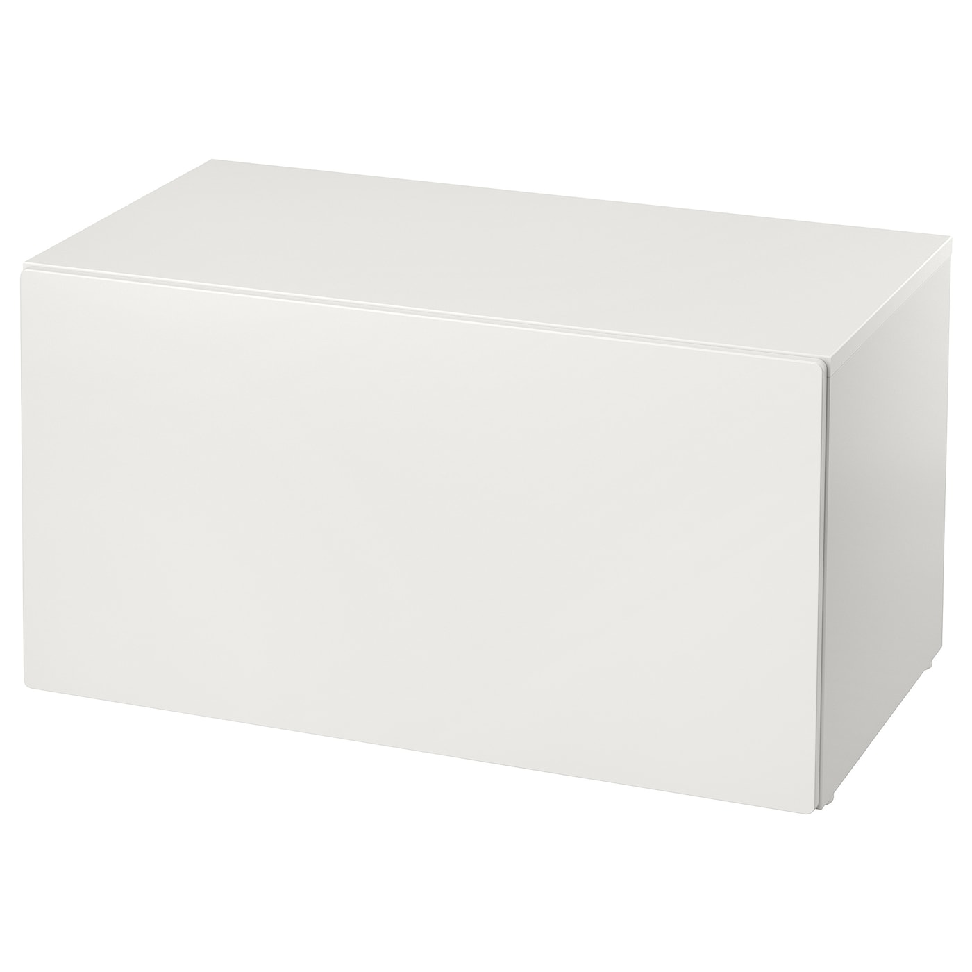 IKEA SMÅSTAD Bank mit Kasten weiß/weiß 90x52x48 cm