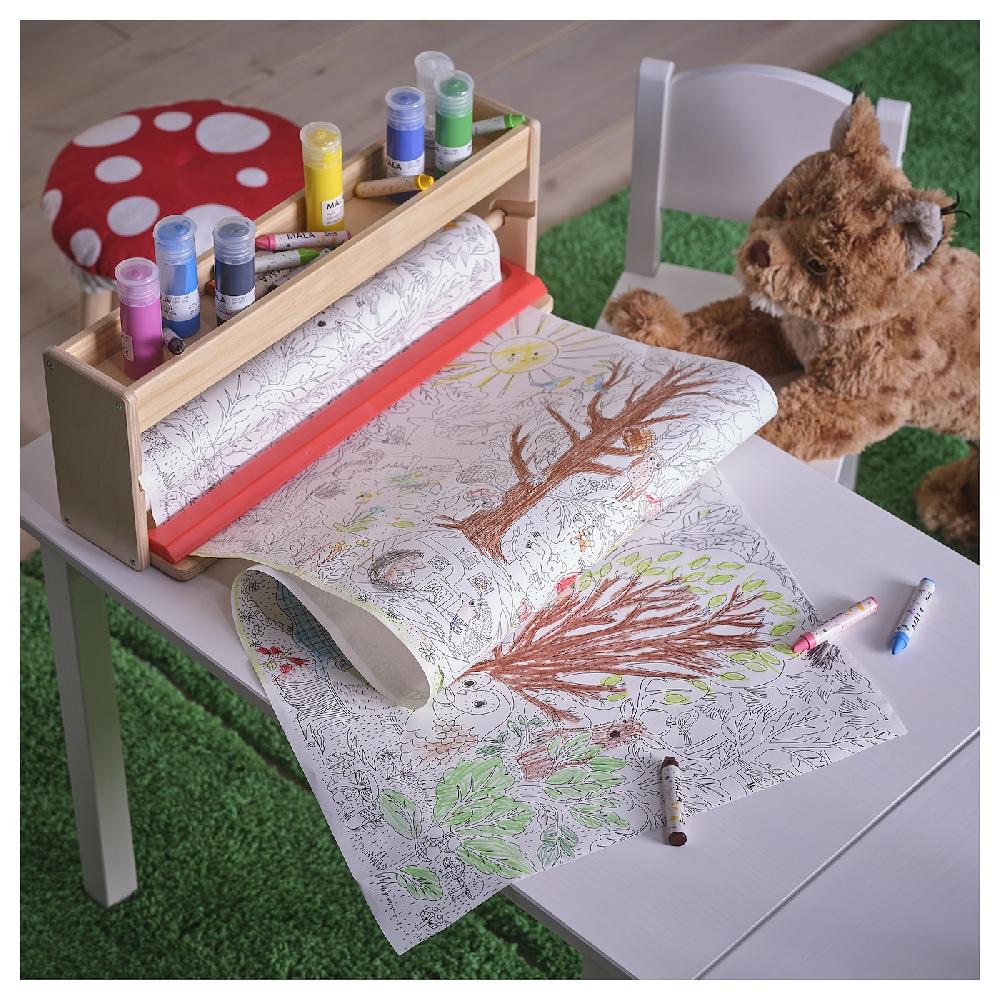 IKEA SKOGSDUVA Malpapierrolle Zauberwald 10 m Bis zu 65% Rabatt