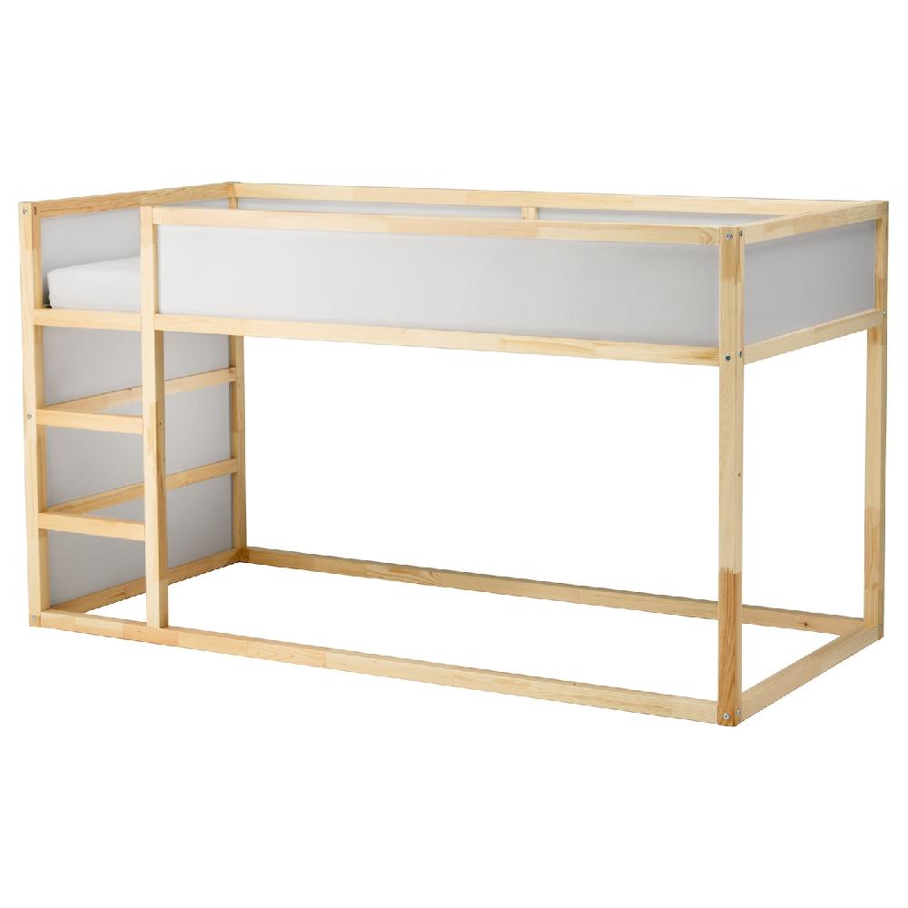 IKEA KURA Bett umbaufähig weiß/Kiefer 90x200 cm Bis zu 55% Rabatt