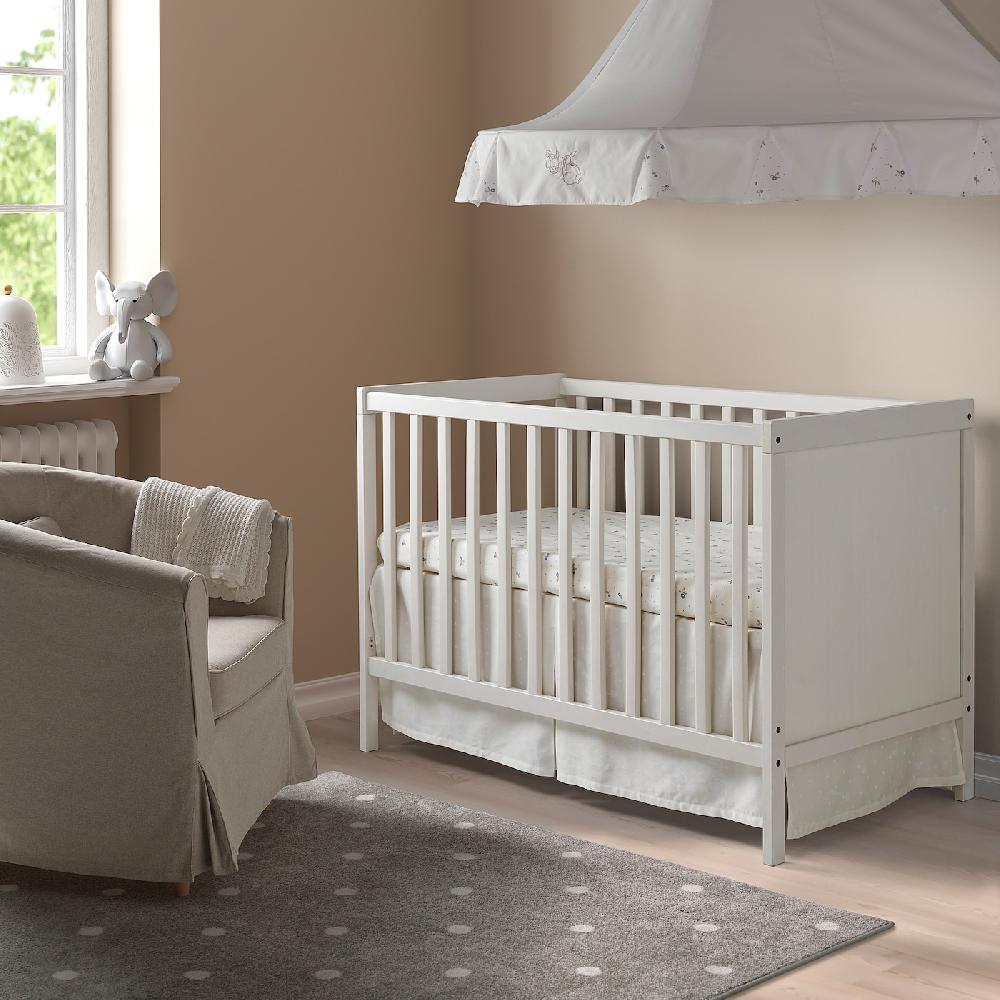 IKEA SUNDVIK Babybett weiß 70x140 cm Nur noch ein Tag übrig