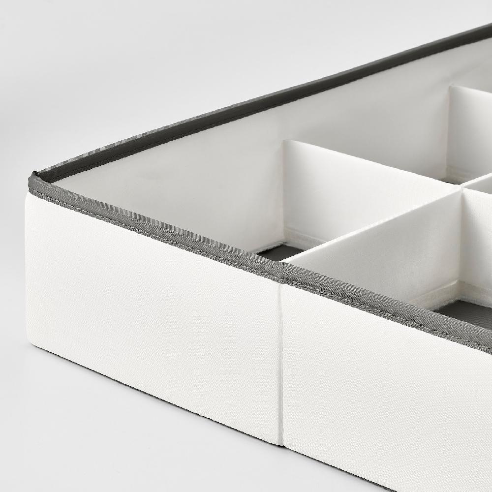IKEA JÄTTEBJÖRN Sortierbox weiß/grau 50x35x9 cm Super Rabatt