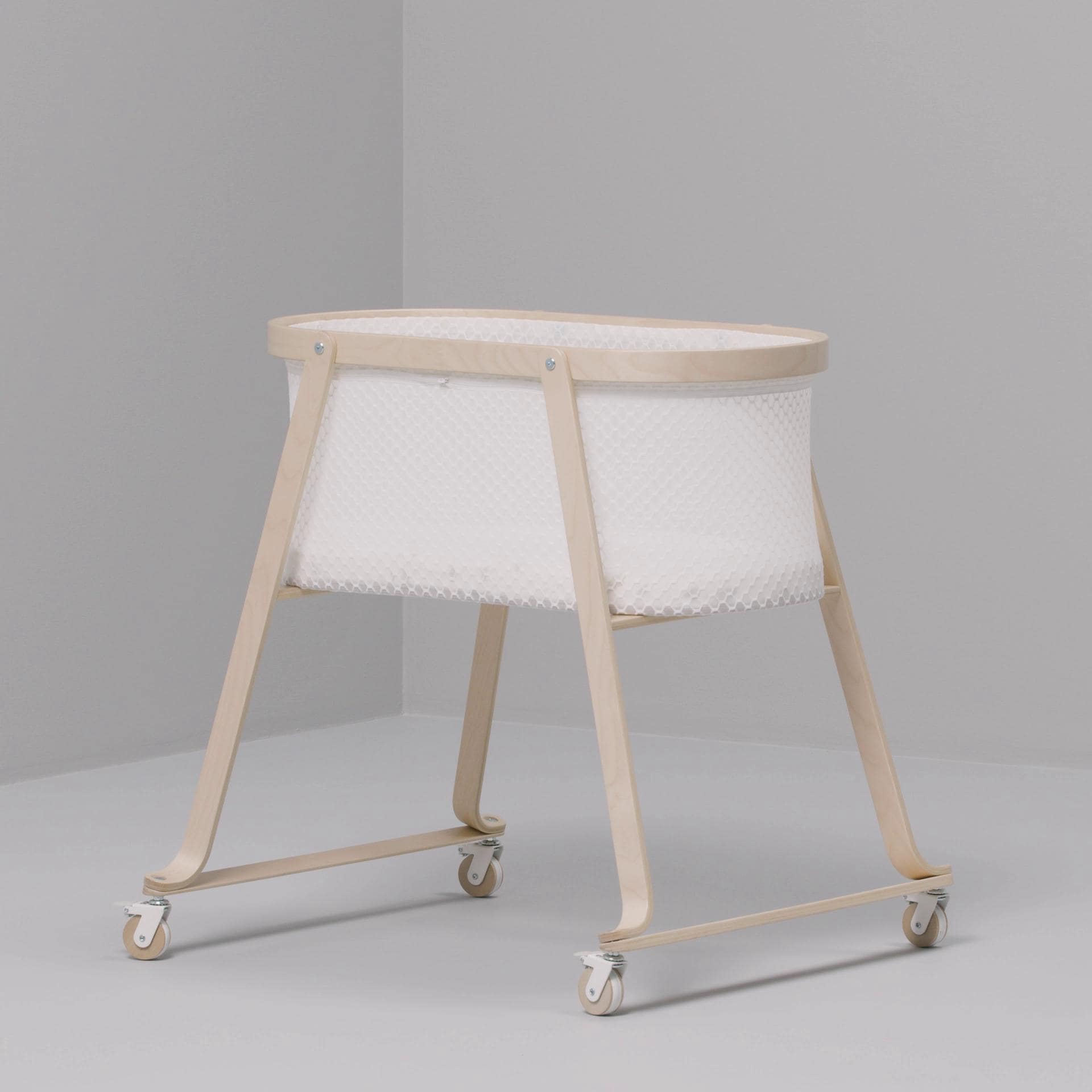IKEA ÄLSKVÄRD Stubenwagen mit Matratze Birke 40x73 cm 50% Rabatt mit kostenlosem Versand