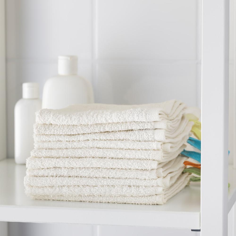 IKEA KRAMA Waschlappen weiß 30x30 cm Kostenloser Versand international