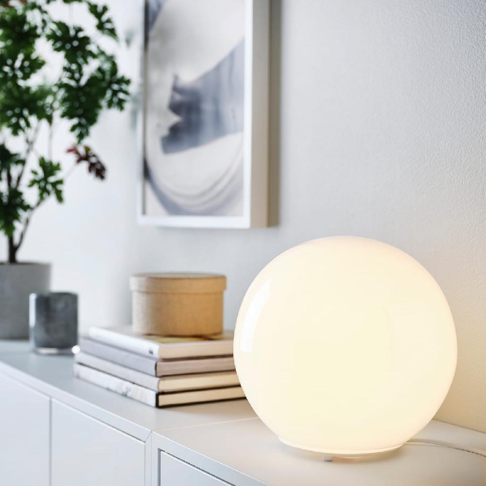 IKEA FADO Tischleuchte weiß 25 cm 50% Rabatt für begrenzte Zeit