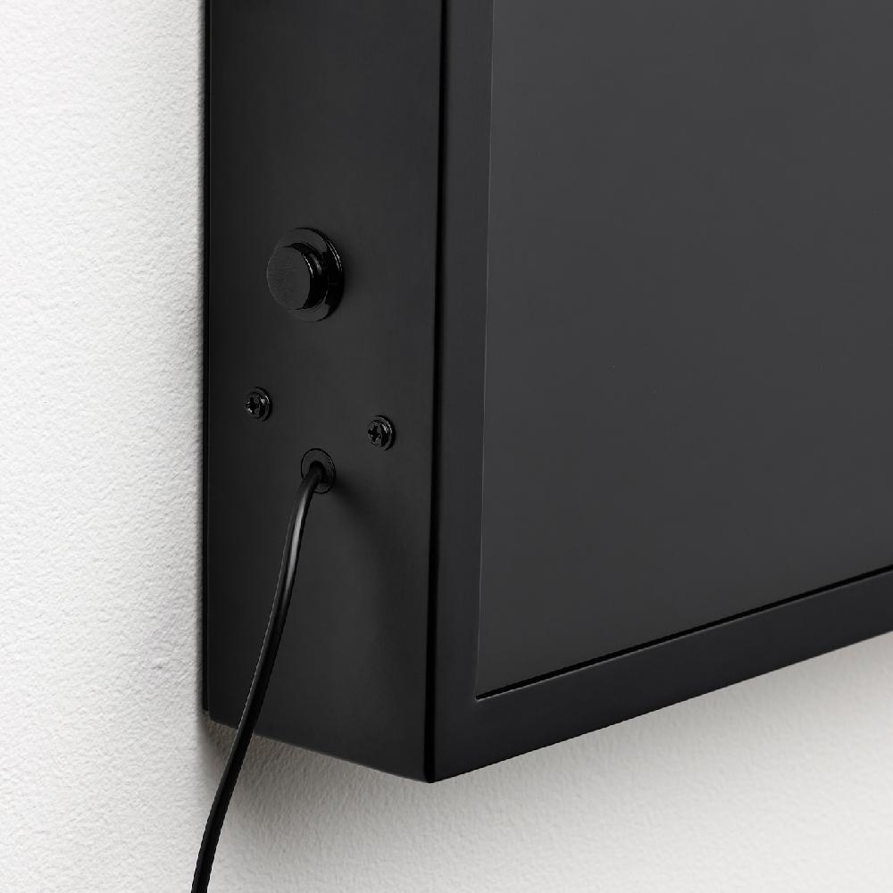IKEA OBEGRÄNSAD Wandleuchte LED schwarz Auslauf