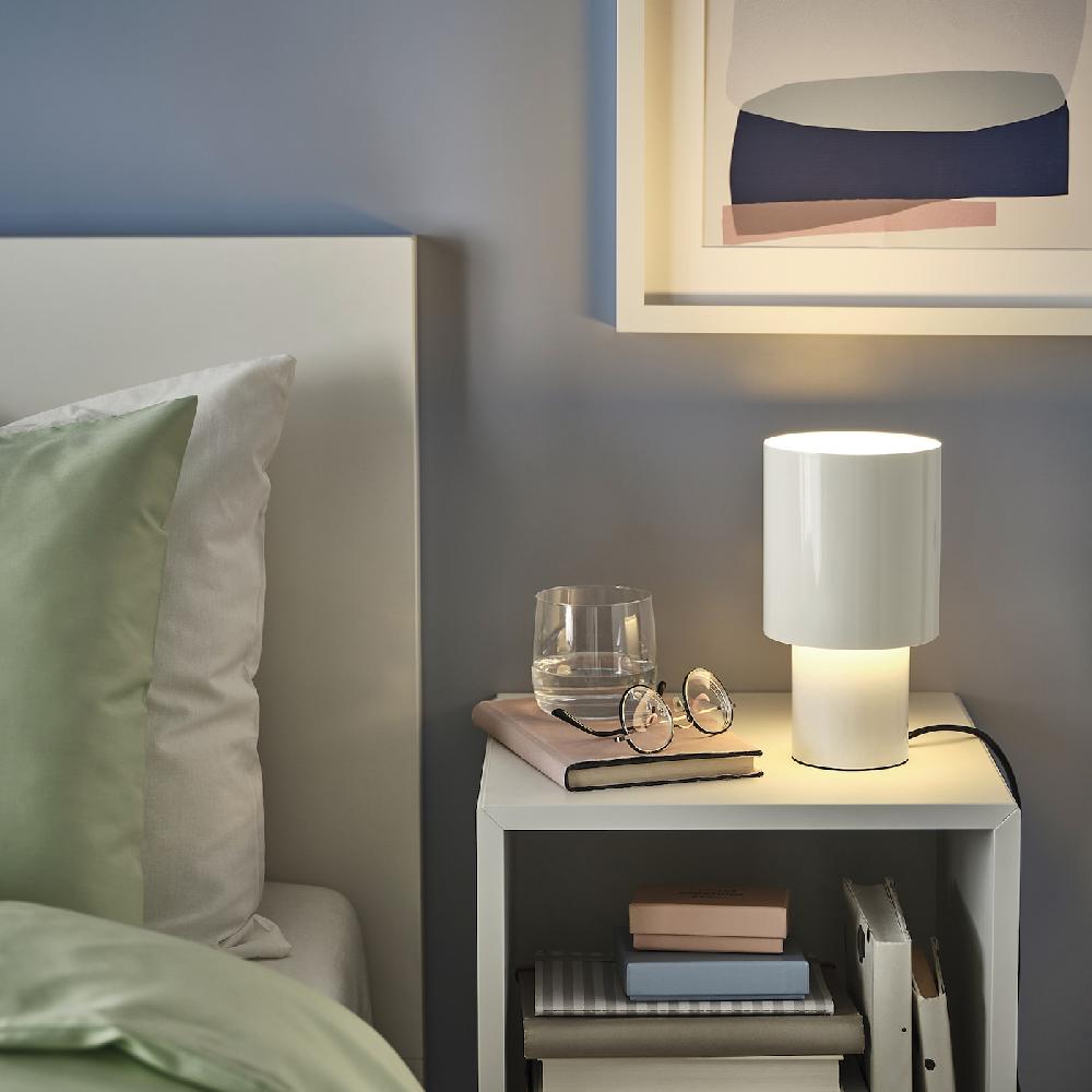 IKEA SPETSBOJ Tischleuchte dimmbar/weiß 22 cm Hotsell