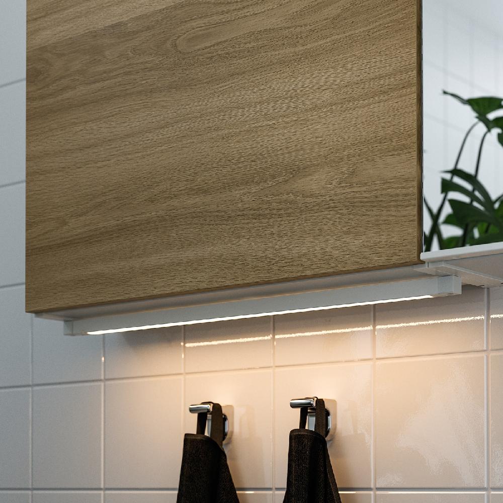 IKEA SILVERGLANS Lichtleiste LED für Bad dimmbar weiß 60 cm Fabrikpreis