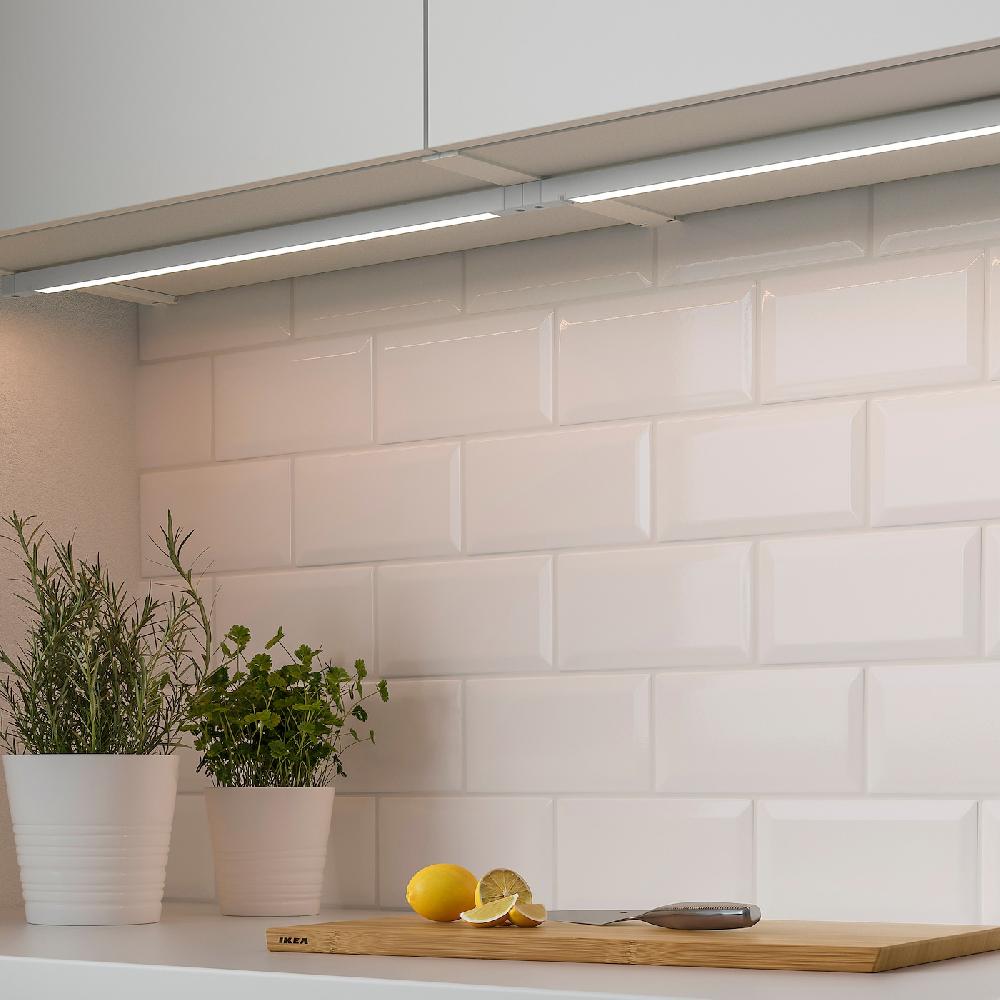 IKEA SKYDRAG LED-Lichtleiste/Arbpl/Klschr+Sensor dimmbar weiß 80 cm Sonderangebot