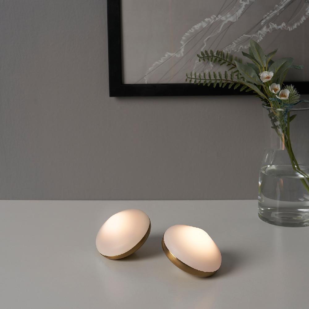 IKEA BJÖRKSPIREA Dekobeleuchtung LED messingfarben diamantförmig 2 Stück Flash Sale