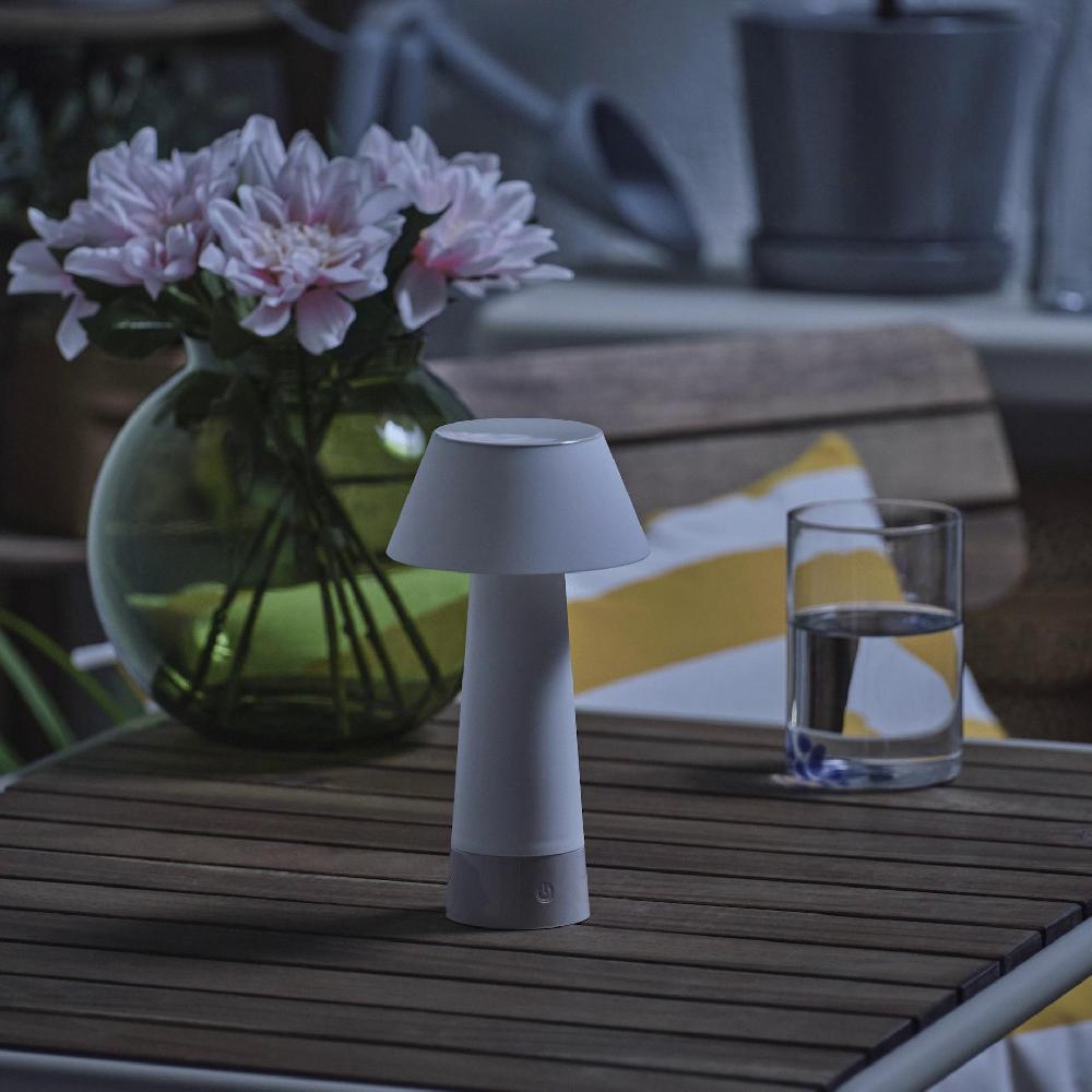IKEA SOLVINDEN Tischleuchte batteriebetrieben/weiß 20 cm Online Shopping