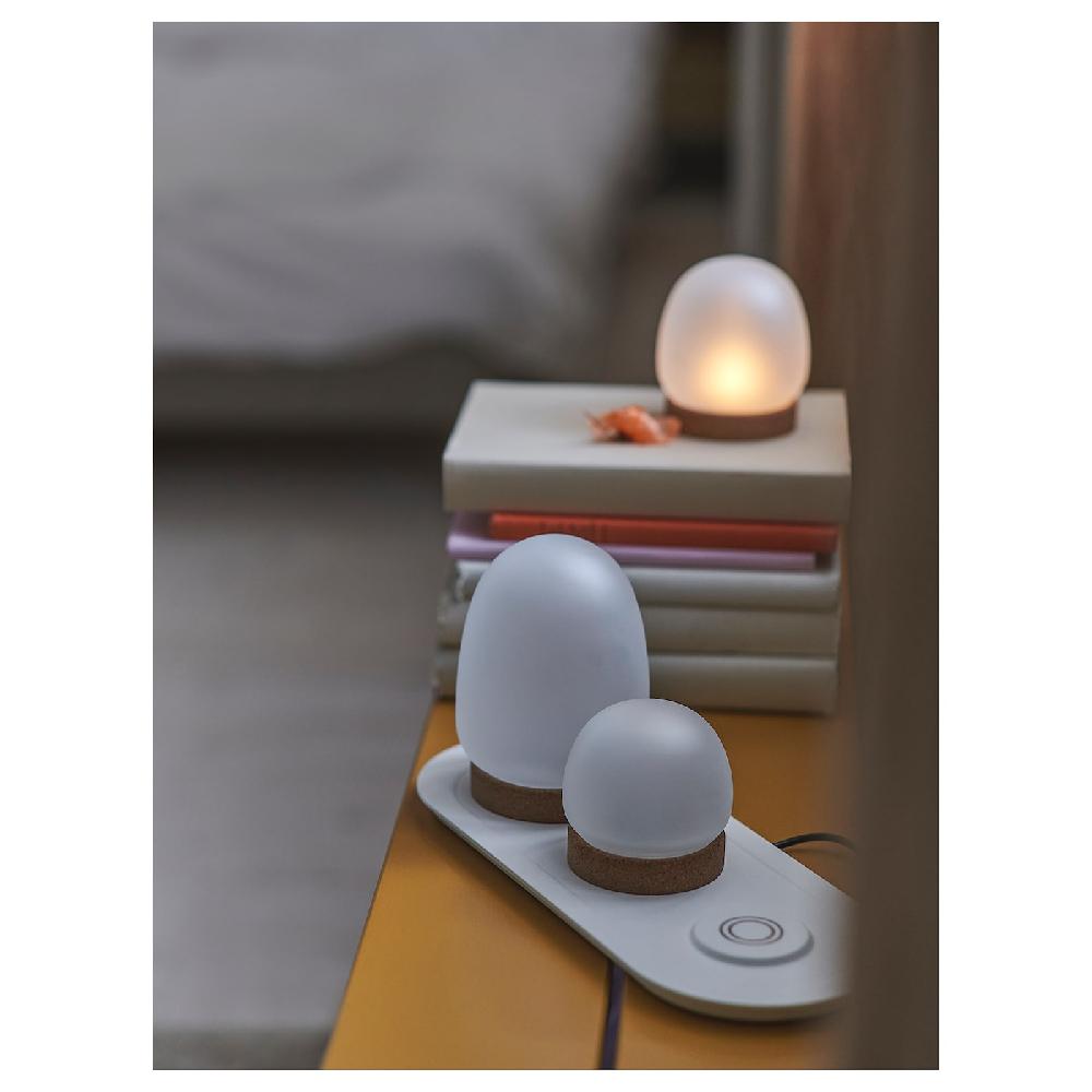 IKEA PRAKTSPIREA Dekobeleuchtungs-Set LED 4-tlg. mit Ladepad Exklusivangebot