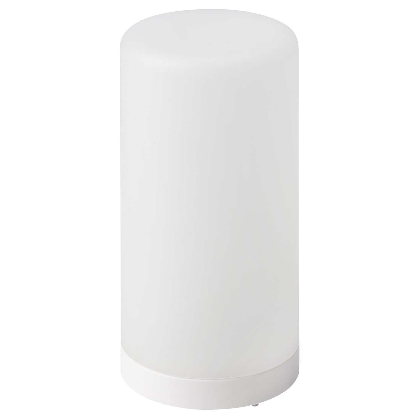 IKEA SOLVINDEN Dekoleuchte LED/Tisch für draußen/batteriebetrieben weiß 15 cm