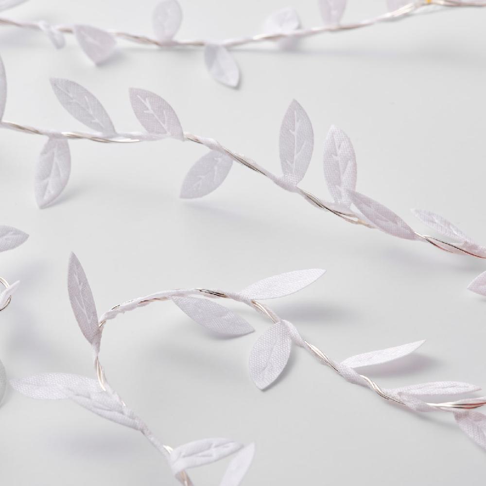 IKEA FRÖJDA Lichterkette (40) LED batteriebetrieben Blatt/weiß Cyber Monday