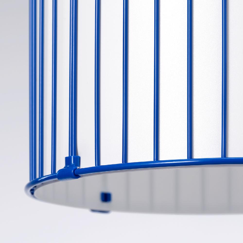 IKEA SOLVINDEN Hängeleuchte blau 48 cm Weihnachtsangebot