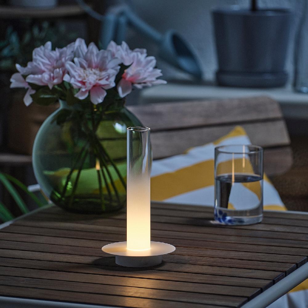 IKEA SOLVINDEN Tischleuchte batteriebetrieben kerzenförmig 20 cm Osterangebot