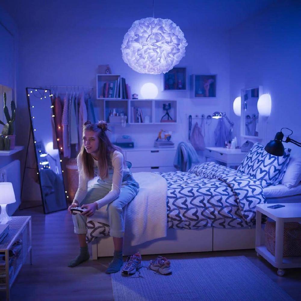 IKEA TRÅDFRI Starter-Set smart kabellos dimmbar/Farb- und Weißspektrum E27 Vatertagsangebot