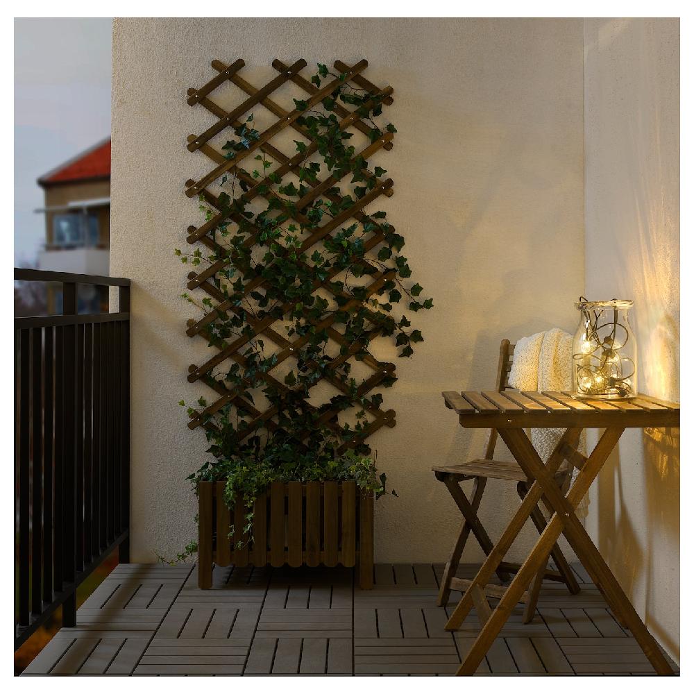 IKEA UTSUND Lichterkette (12) LED für draußen/batteriebetrieben schwarz Zeitlich begrenztes Angebot