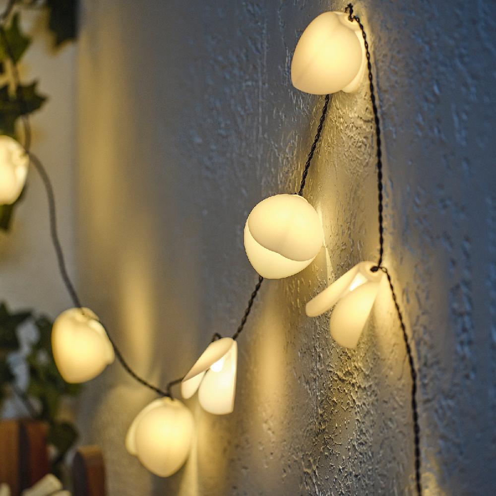 IKEA SOLVINDEN Lichterkette (12) LED solarbetrieben/Blatt Blitzangebot