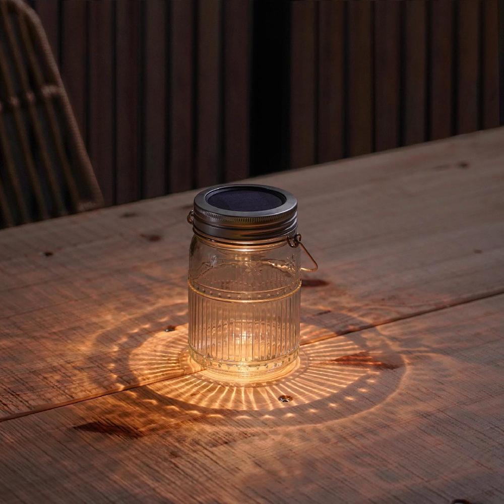 IKEA SOLVINDEN Solartischleuchte LED für draußen/Glas klar 15 cm Bestseller