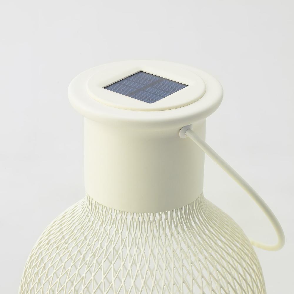 IKEA SOLVINDEN Solarlaterne LED für draußen/Netz weiß 29 cm VIP-Rabatte