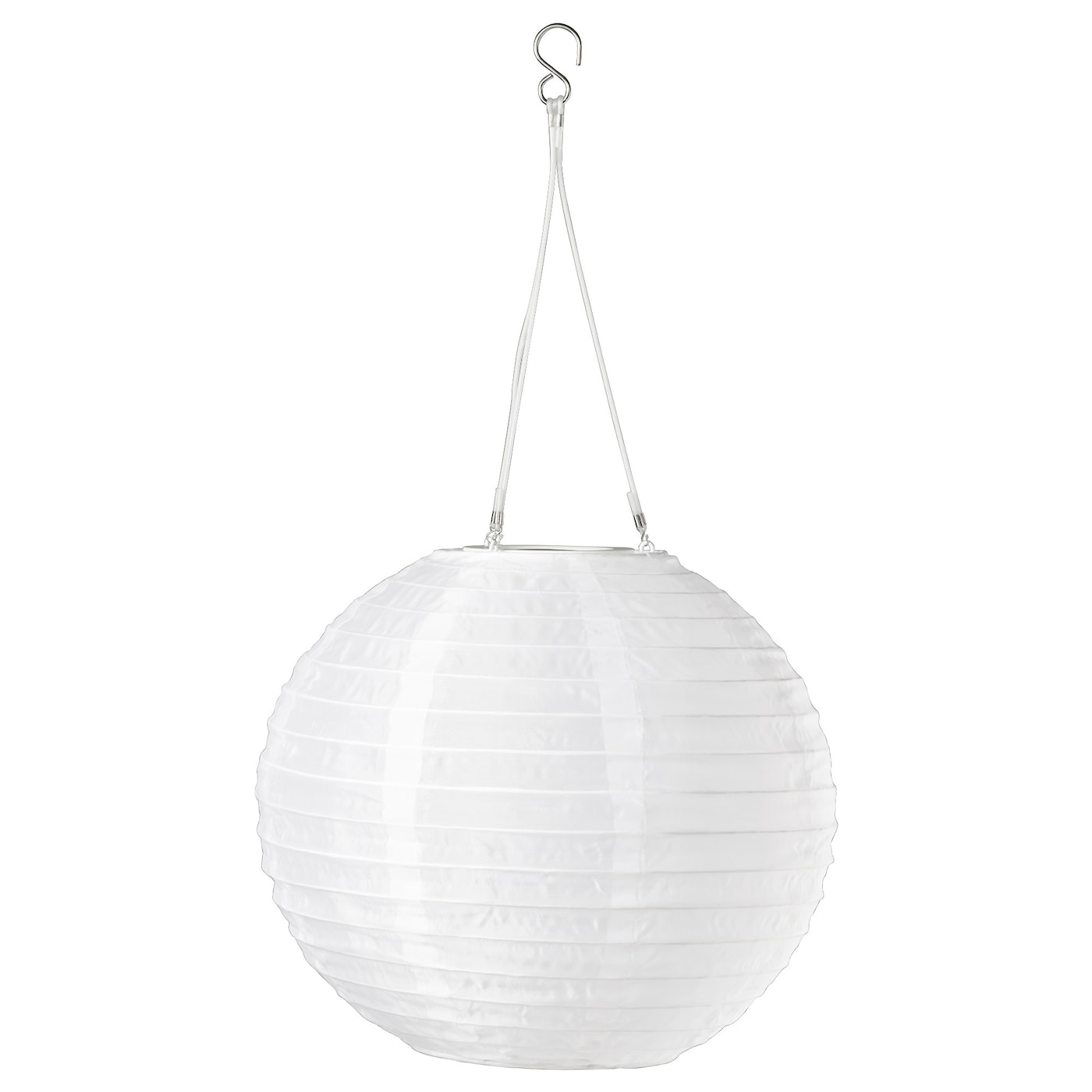 IKEA SOLVINDEN Solarhängeleuchte LED für draußen/rund weiß 30 cm