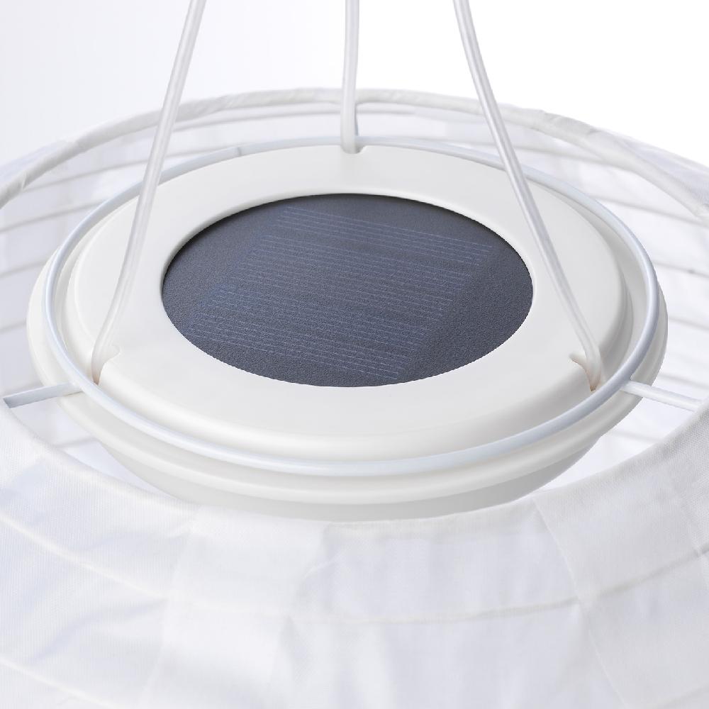 IKEA SOLVINDEN Solarhängeleuchte LED für draußen/rund weiß 30 cm Super Sparpreis