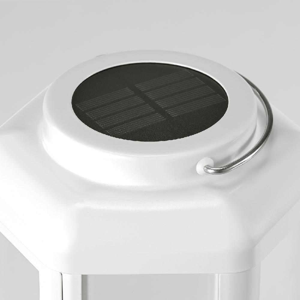IKEA SOLVINDEN Solartischleuchte LED Laterne/weiß 28 cm Wochenangebot