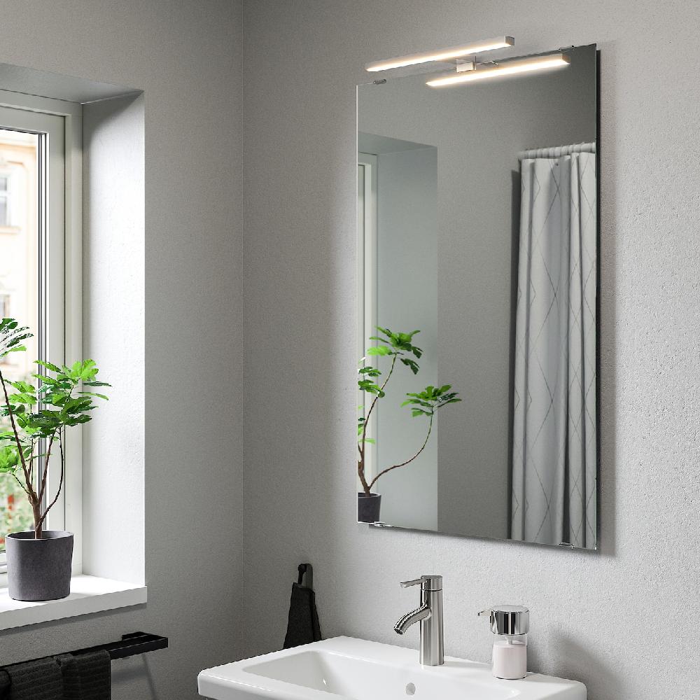IKEA VÅTHULT Schrank-/Spiegelleuchte LED aluminiumfarben 350 mm Neueste Stile