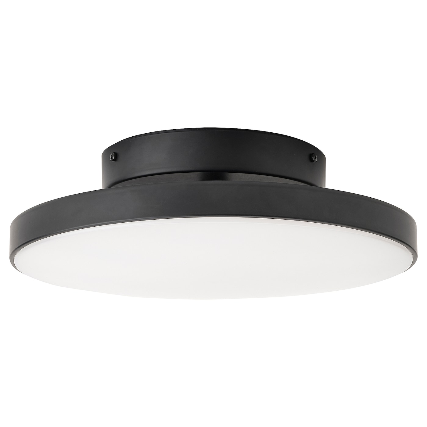 IKEA KABOMBA Deckenleuchte LED mattiert/schwarz 36 cm