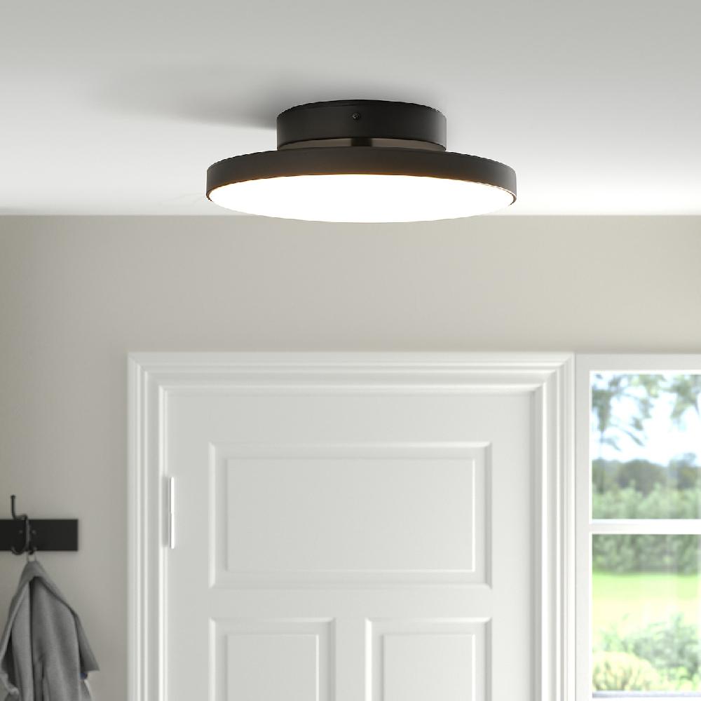 IKEA KABOMBA Deckenleuchte LED mattiert/schwarz 36 cm Letzte 2 Tage