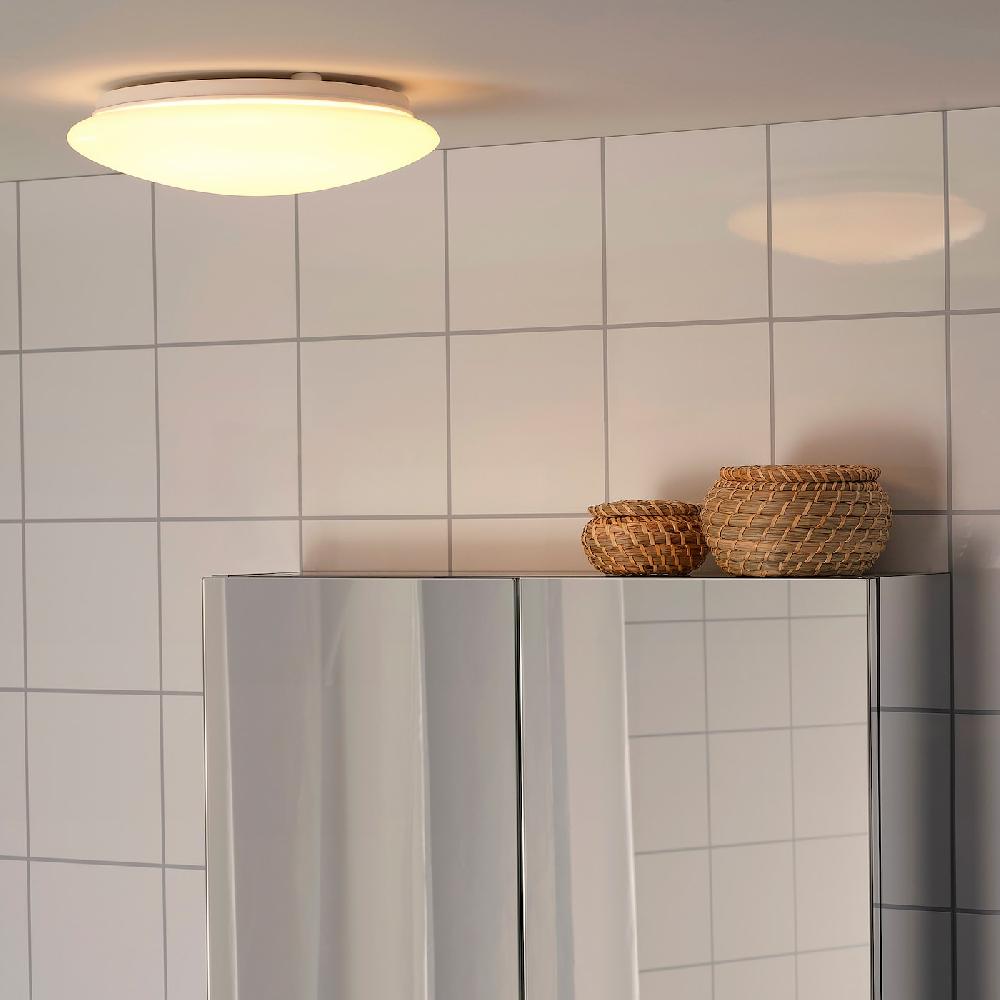 IKEA BARLAST Decken-/Wandleuchte LED weiß 25 cm Bis zu 50% Rabatt