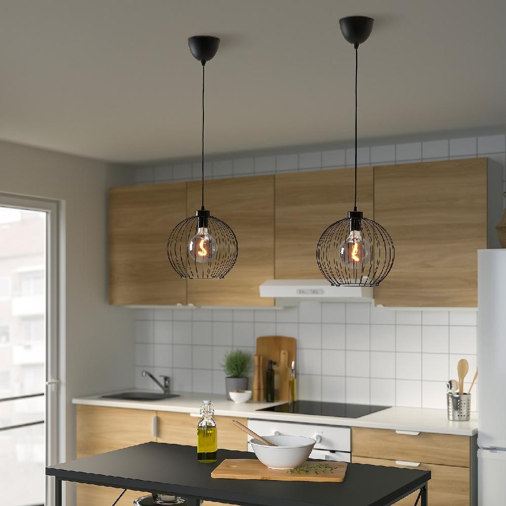 IKEA MOLNART LED-Leuchtmittel E27 140 lm rund Klarglas grau 125 mm Nur noch ein Tag übrig