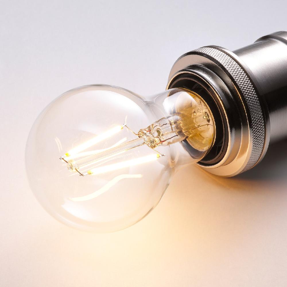 IKEA LUNNOM LED-Leuchtmittel E27 150 lm rund klar Riesige Rabatte
