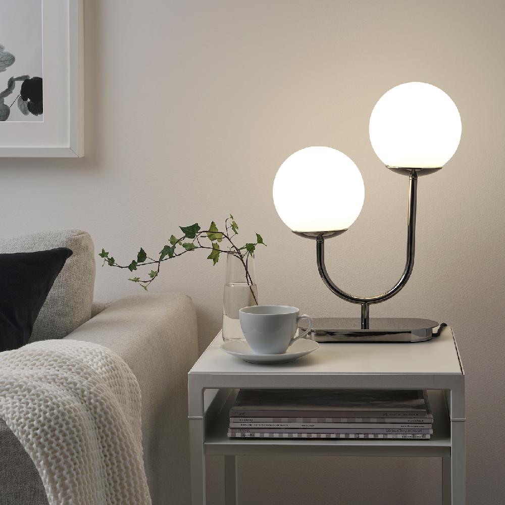 IKEA SOLHETTA LED-Leuchtmittel E14 806 lm dimmbar/rund opalweiß 45 mm Clearance-Verkauf