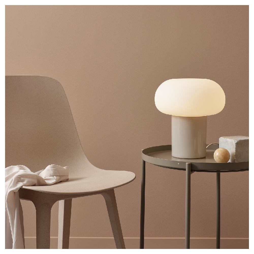 IKEA SOLHETTA LED-Leuchtmittel E27 470 lm rund opalweiß Fabrikladen