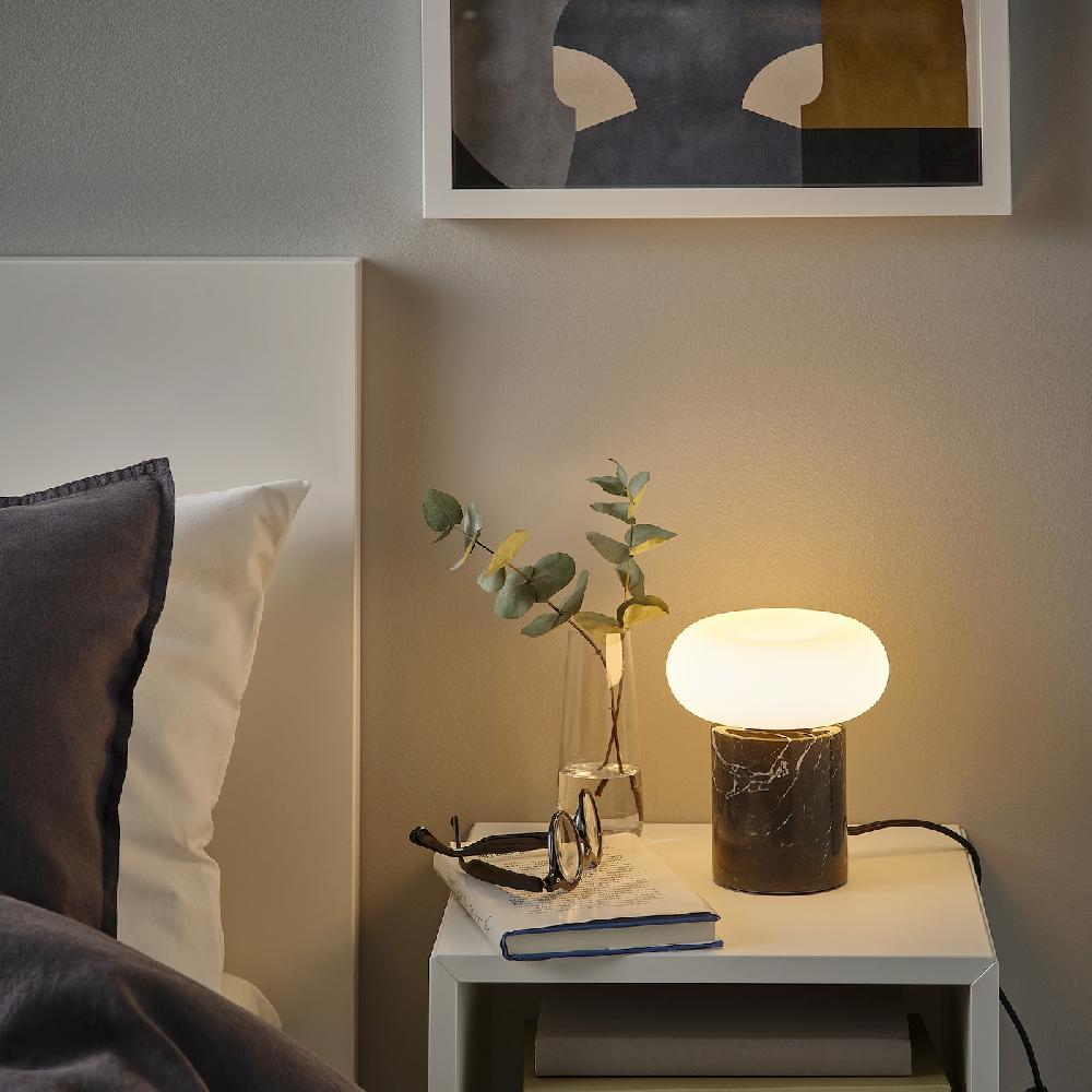IKEA MOLNART LED-Leuchtmittel E27 120 lm donutförmig opalweiß 2400 K 150 mm 2025