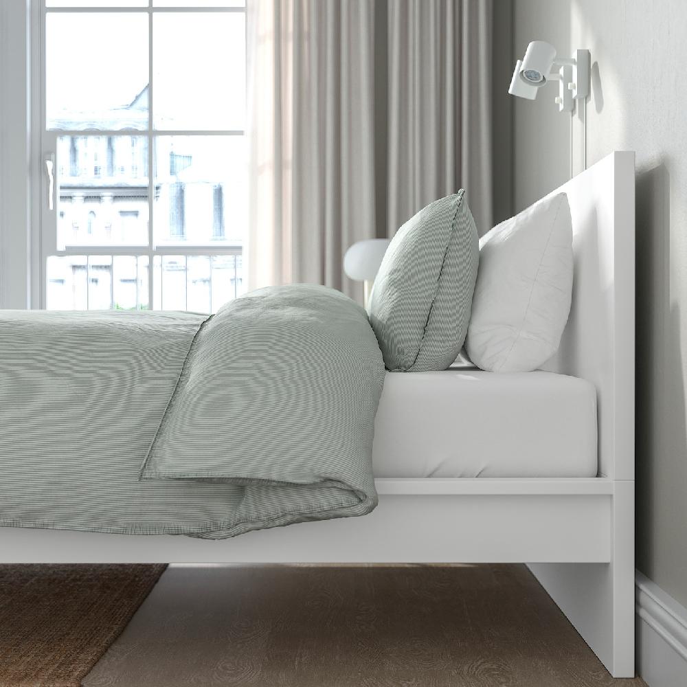 IKEA MALM Bettgestell hoch weiß 140x200 cm Fabrikpreis