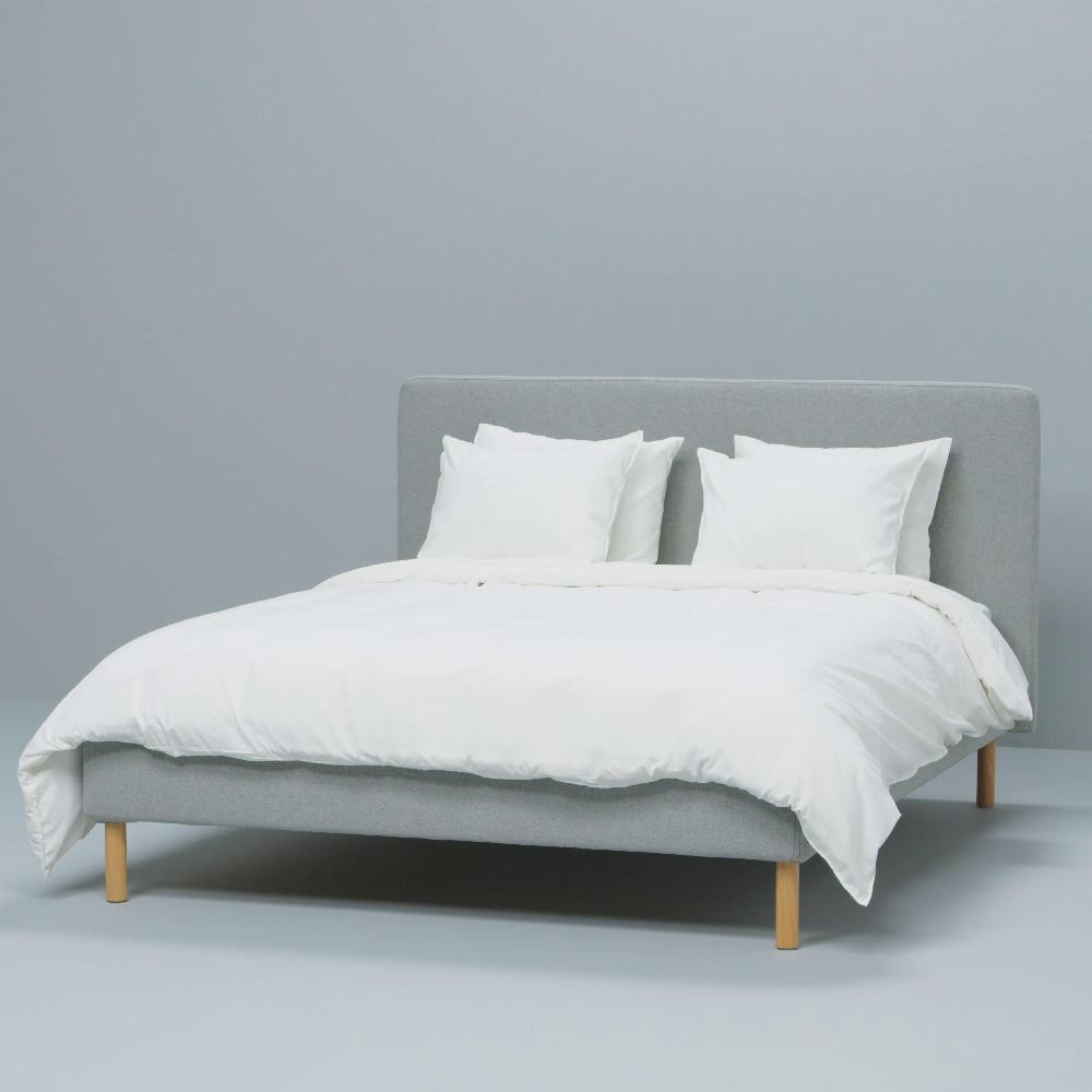 IKEA TÄRNKULLEN Bettgestell gepolstert Tibbleby beige/grau 140x200 cm Rabatt