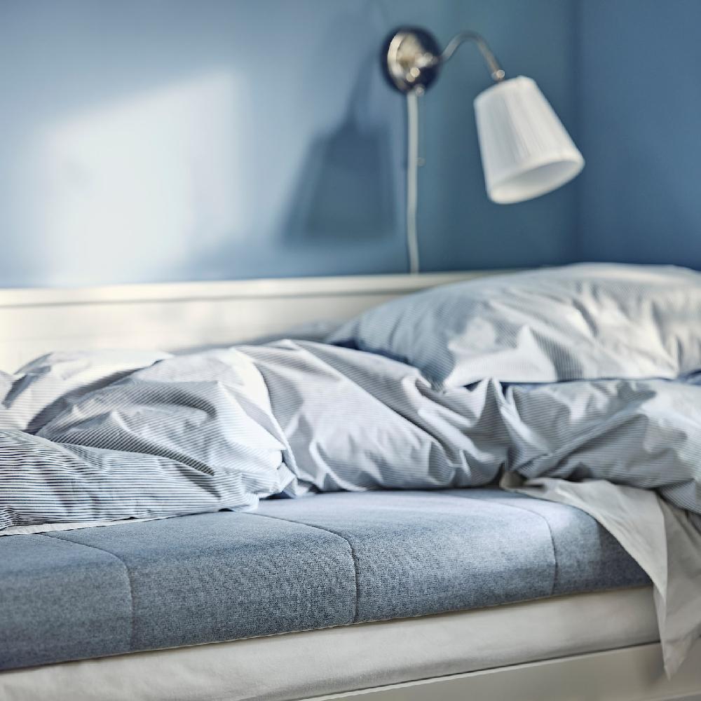 IKEA ÅGOTNES Schaummatratze fest/hellblau 90x200 cm Großer Ausverkauf