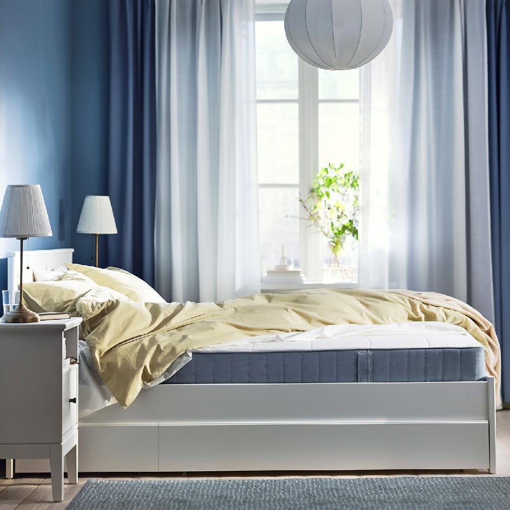 IKEA VESTMARKA Federkernmatratze mittelfest/hellblau 140x200 cm Online Shopping