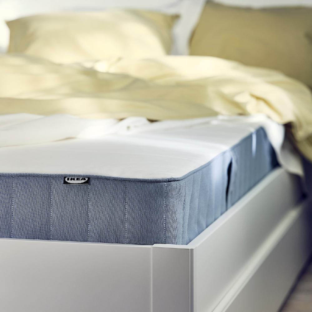 IKEA VESTMARKA Federkernmatratze mittelfest/hellblau 140x200 cm Online Shopping
