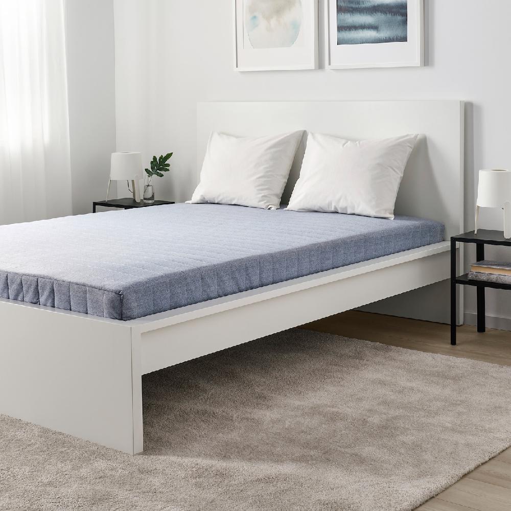 IKEA VADSÖ Federkernmatratze fest/hellblau 140x200 cm Exklusivangebot