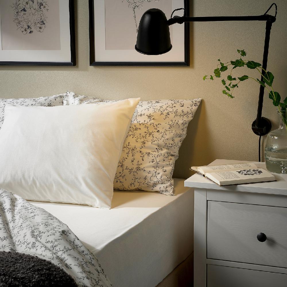 IKEA VÅRVIAL Spannbettlaken weiß 140x200 cm Vatertagsangebot