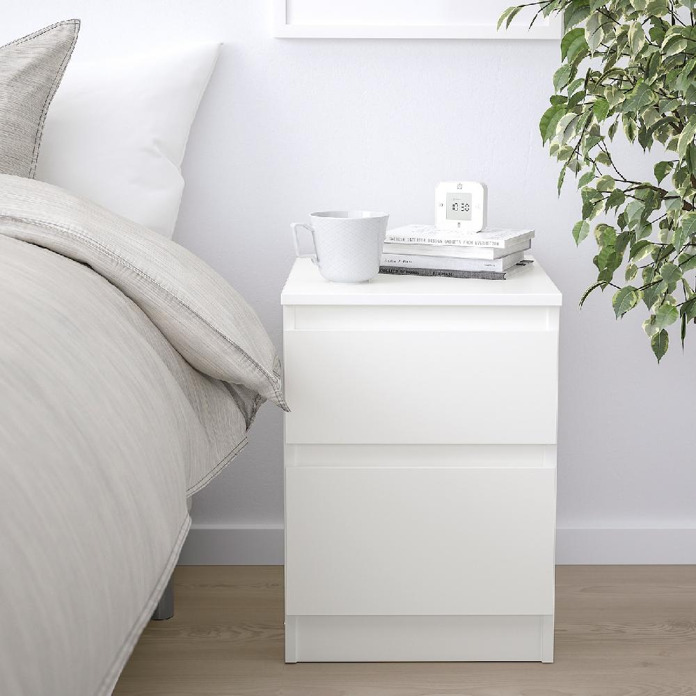IKEA KULLEN Kommode mit 2 Schubladen weiß 35x49 cm Neuheiten