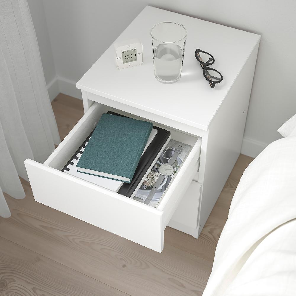 IKEA KULLEN Kommode mit 2 Schubladen weiß 35x49 cm Neuheiten