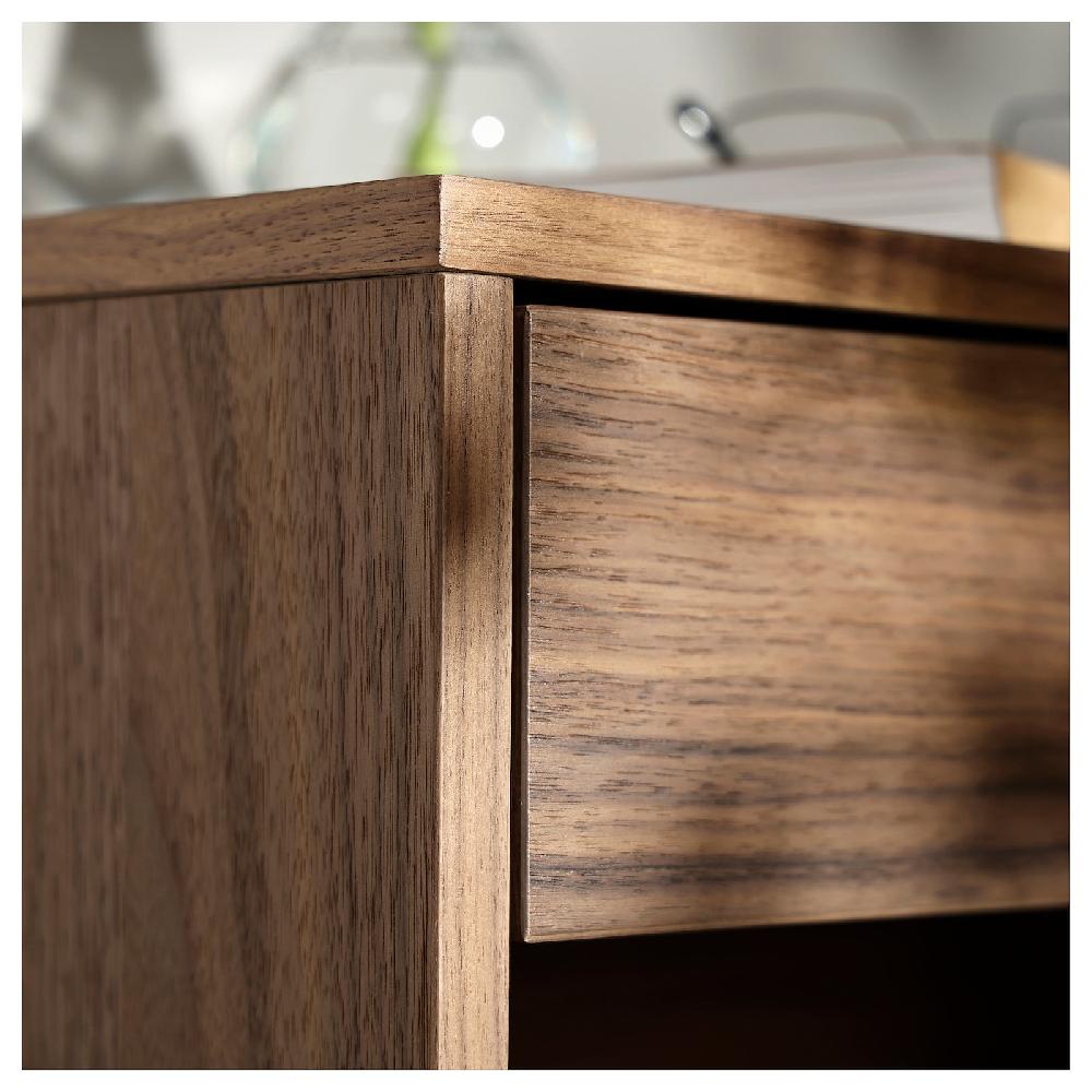 IKEA VIKHAMMER Ablagetisch Nussbaumfurnier 40x39 cm Bestseller